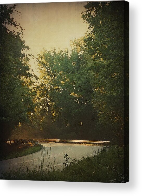 Louisiana Acrylic Print featuring the photograph Country Road by Terry Eve Tanner