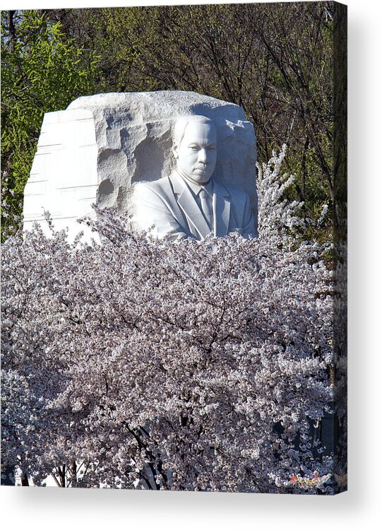 Washington D.c. Acrylic Print featuring the photograph Dr Martin Luther King Jr Memorial DS053 by Gerry Gantt