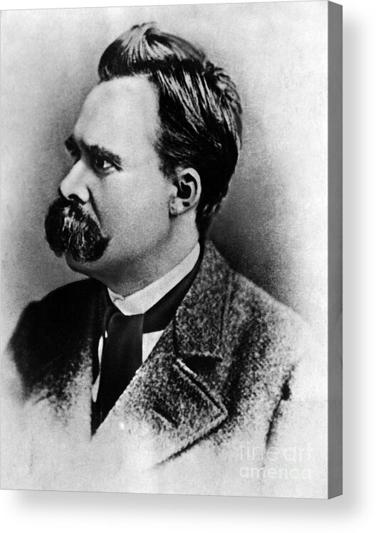 History Acrylic Print featuring the photograph Friedrich Wilhelm Nietzsche, German by Omikron