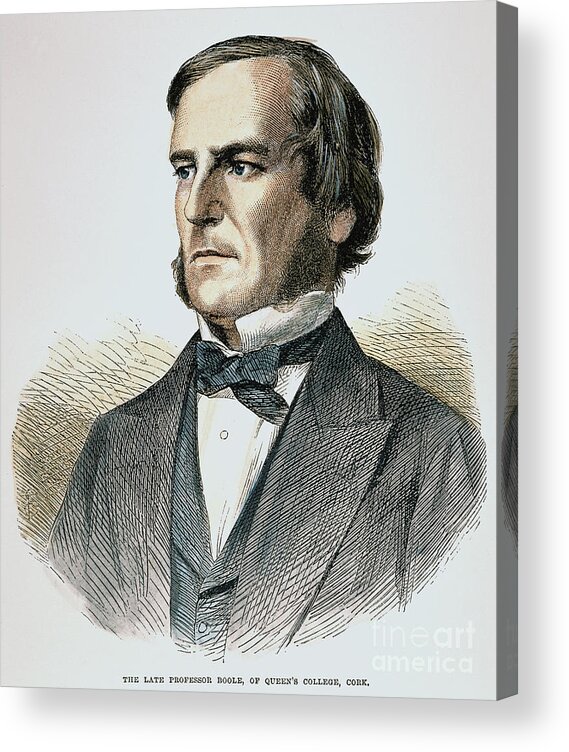 1865 Acrylic Print featuring the photograph George Boole (1815-1864) by Granger