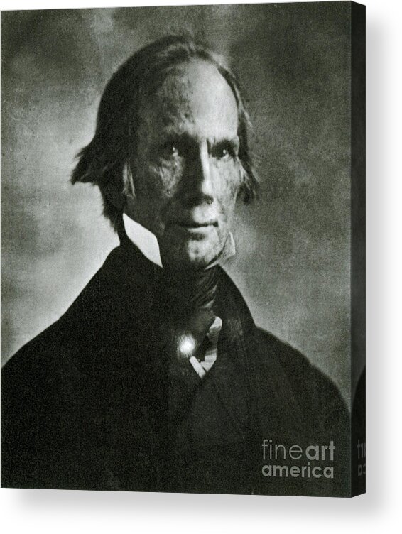 Henry Clay Sr. Acrylic Print featuring the photograph Henry Clay Sr., American Politician by Photo Researchers