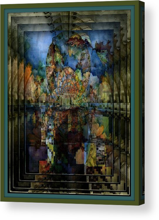 Abstract Acrylic Print featuring the photograph Inner Kingdom by Mindy Newman