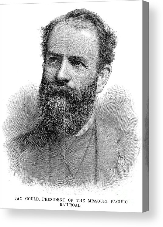 1890 Acrylic Print featuring the photograph Jay Gould (1836-1892) by Granger