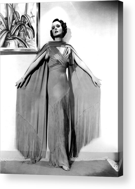 1930s Fashion Acrylic Print featuring the photograph Mary Astor, Mgm, 1938 by Everett