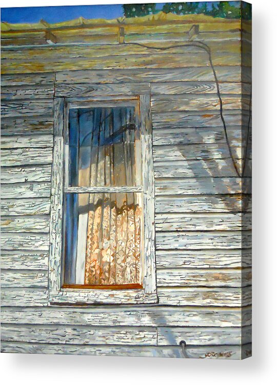 Window Acrylic Print featuring the painting The Window by Joe Roache