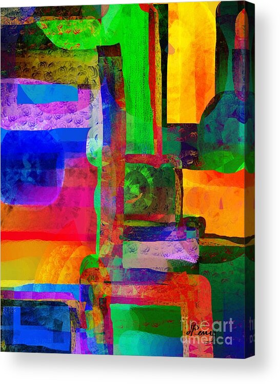 Abstract Art Prints Acrylic Print featuring the digital art Treasure by D Perry