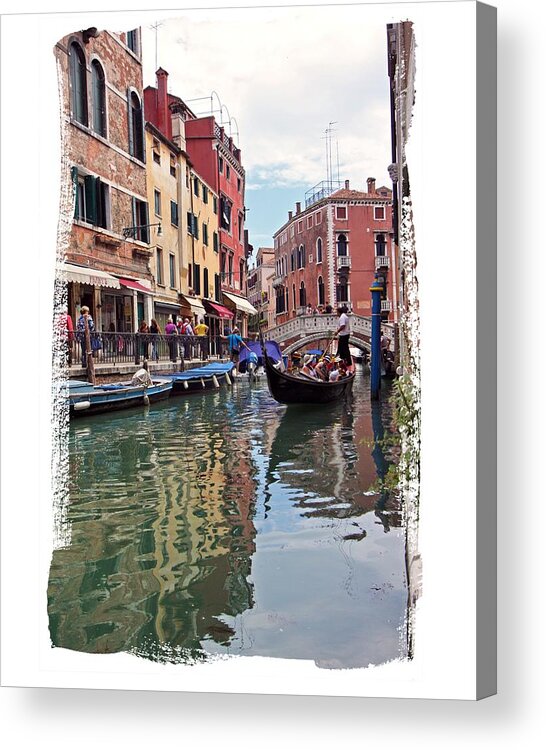 Venice Acrylic Print featuring the photograph Venice Canal by Judy Deist