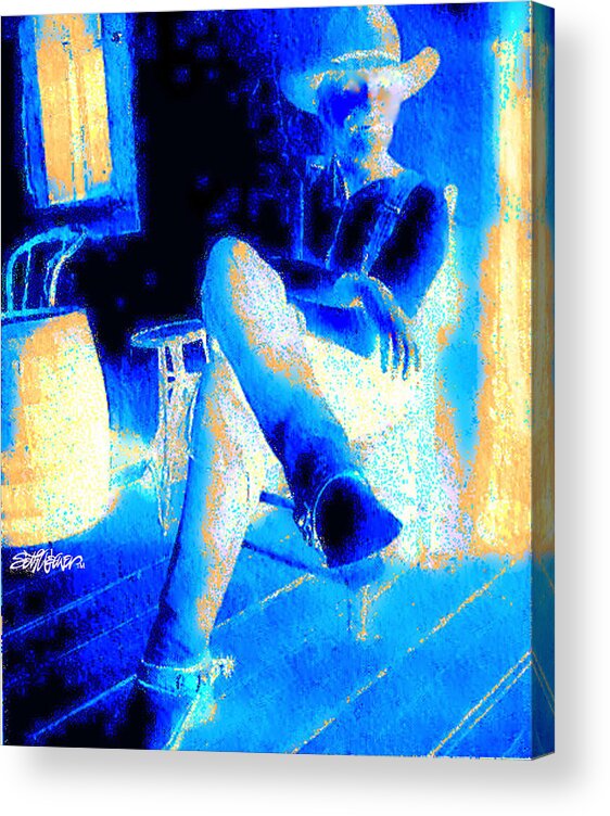 Waiting Up Acrylic Print featuring the photograph Waiting Up by Seth Weaver