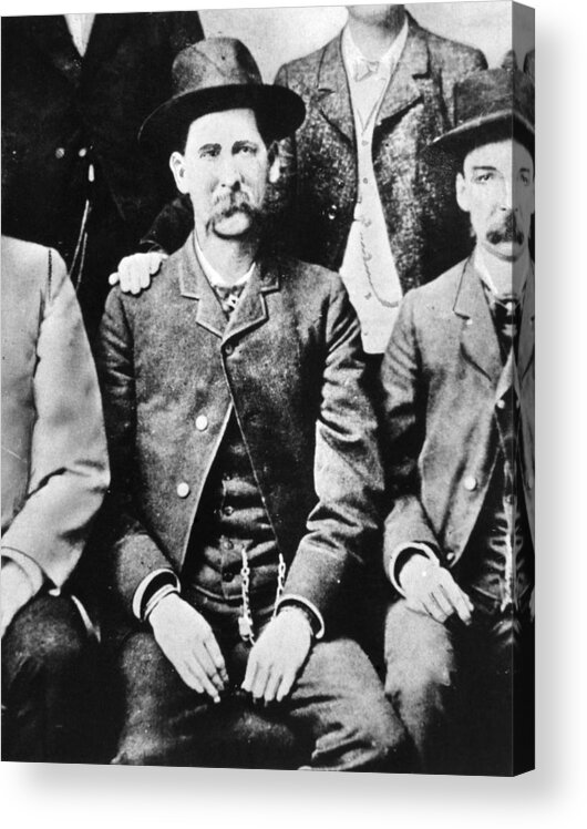 1870s Acrylic Print featuring the photograph Wyatt Earp (1848-1929) by Granger