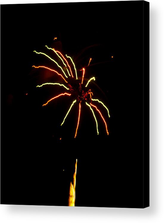 Fireworks Acrylic Print featuring the photograph Fourth of July by Bill Barber