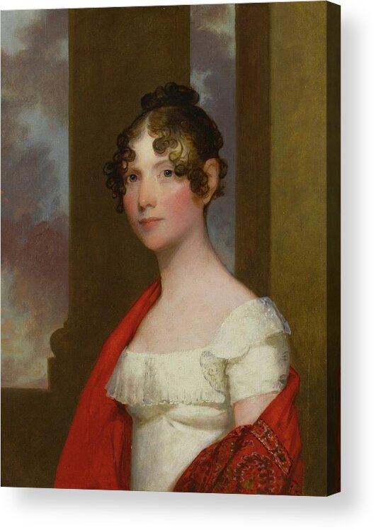 Gilbert Stuart (1755 - 1828) Portrait Of Mrs. James Smith Colburn (sarah Dunn Prince) Acrylic Print featuring the painting James Smith Colburn #1 by Gilbert Stuart