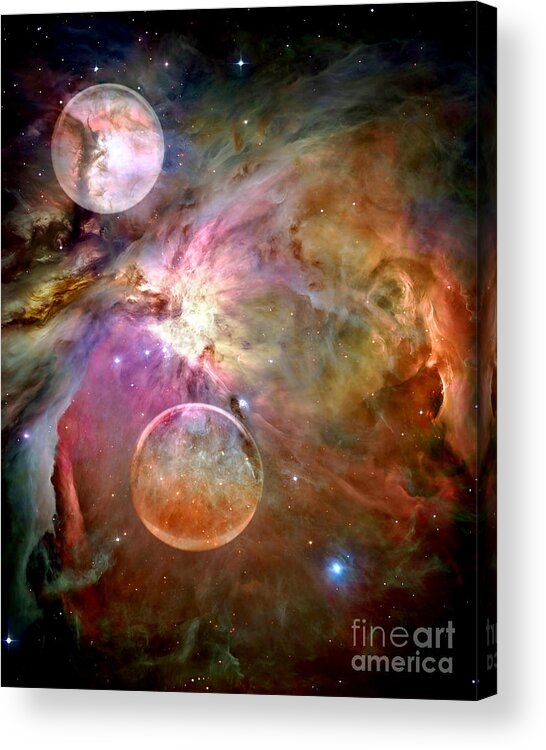 Nasa Acrylic Print featuring the photograph New Worlds #1 by Jacky Gerritsen