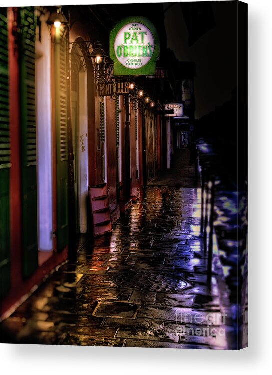 French Quarter Acrylic Print featuring the photograph Pat O'Briens #1 by Jarrod Erbe
