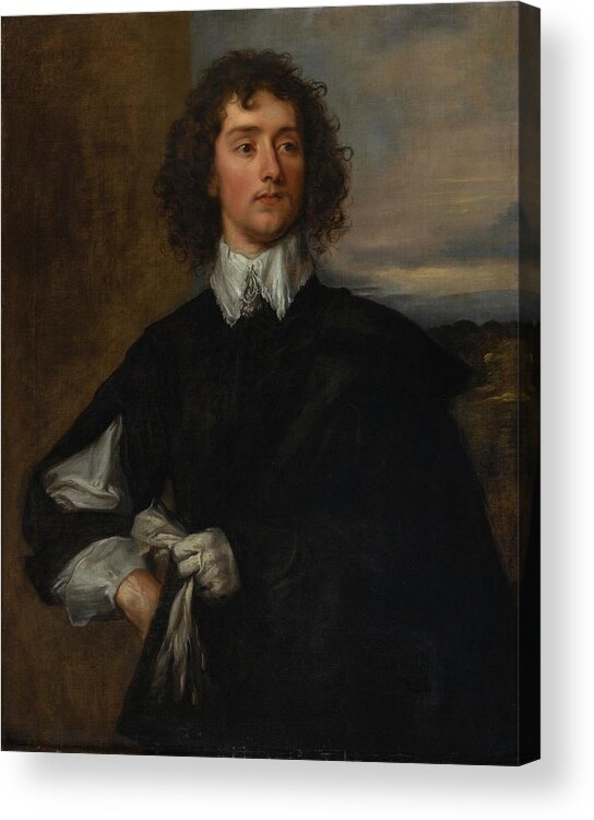 Attributed To Thomas Gainsborough Acrylic Print featuring the painting Portrait Of Thomas Hanmer #1 by MotionAge Designs