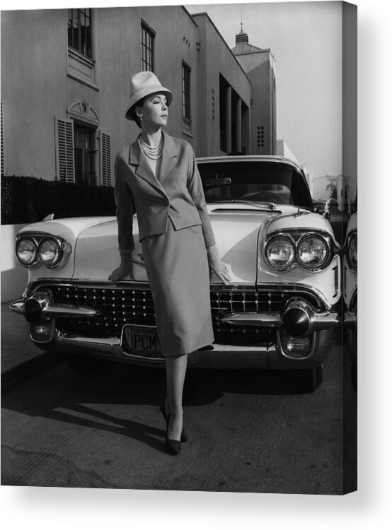 1950s Fashion Acrylic Print featuring the photograph The Man Who Understood Women, Leslie #1 by Everett