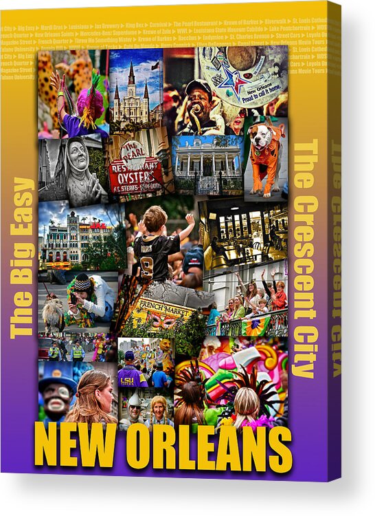 New Orleans Acrylic Print featuring the photograph 16X20 New Orleans Poster by Jim Albritton