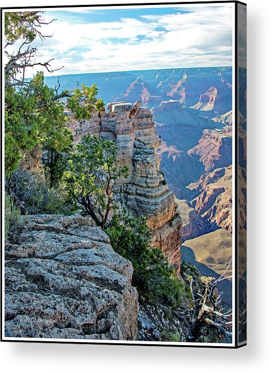 Grand Canyon Acrylic Print featuring the photograph Grand Canyon, Arizona #2 by A Macarthur Gurmankin