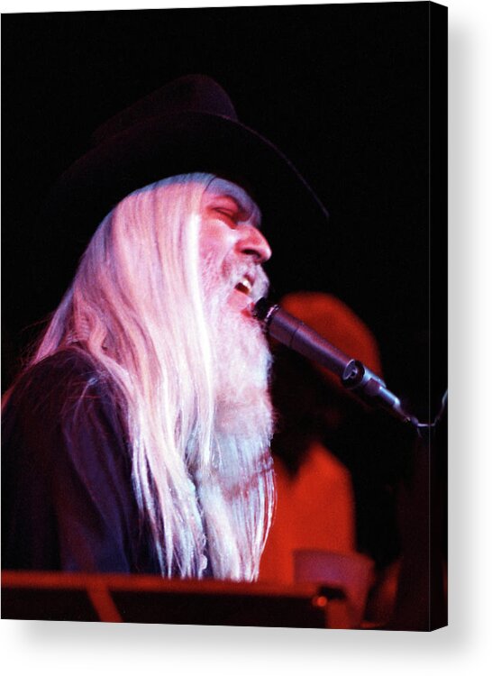 American Singer Acrylic Print featuring the photograph Leon Russell #2 by Nancy Clendaniel