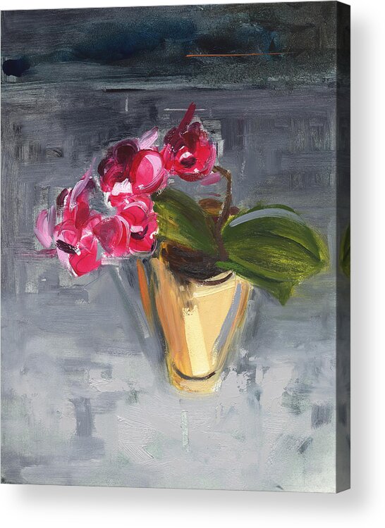 Still Life Acrylic Print featuring the painting Untitled #301 by Chris N Rohrbach