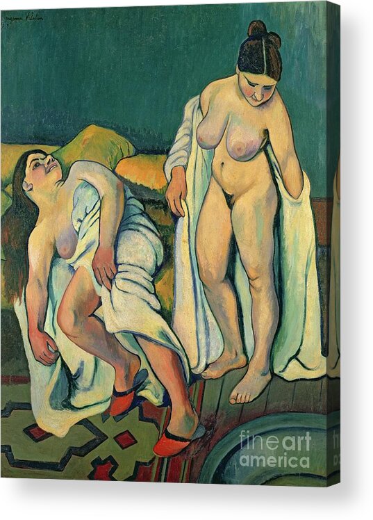 After Acrylic Print featuring the painting After the Bath, 1909 by Marie Clementine Valadon