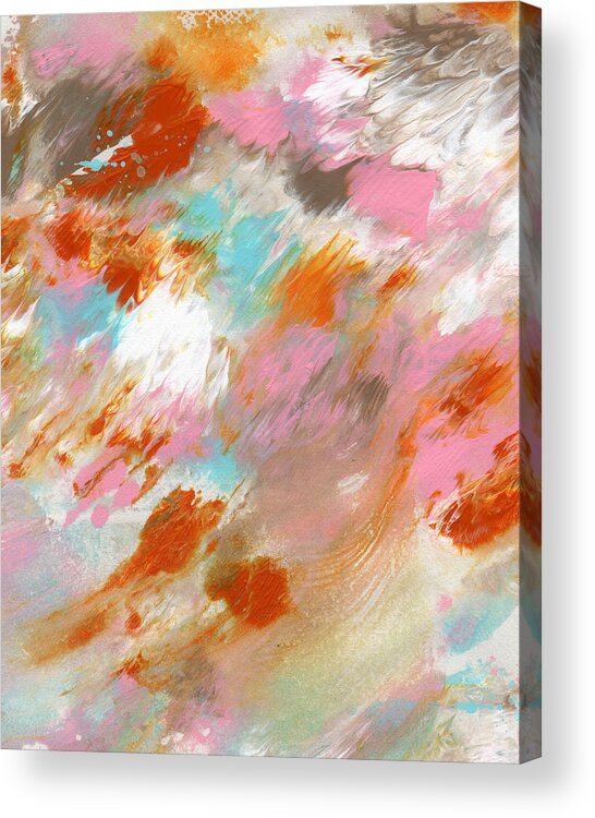Abstract Acrylic Print featuring the painting Ambrosia- Abstract Art By Linda Woods by Linda Woods