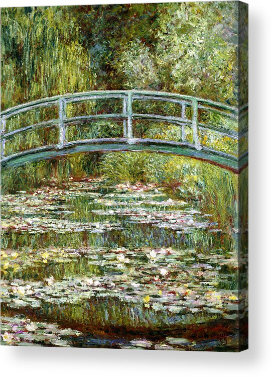 Post Modern Acrylic Print featuring the digital art Blend 11 Monet by David Bridburg