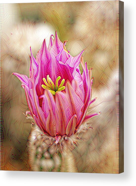Abstract Acrylic Print featuring the photograph Blooming for You by Bill Morgenstern