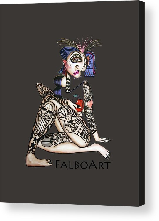 Can You See Me Now T-shirts Acrylic Print featuring the painting Can You See Me know by Anthony Falbo