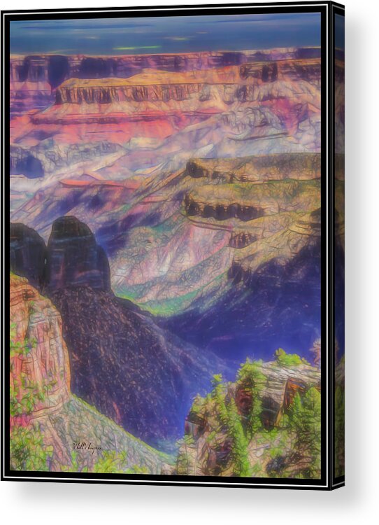 Grand Acrylic Print featuring the photograph Canyon Color by Will Wagner