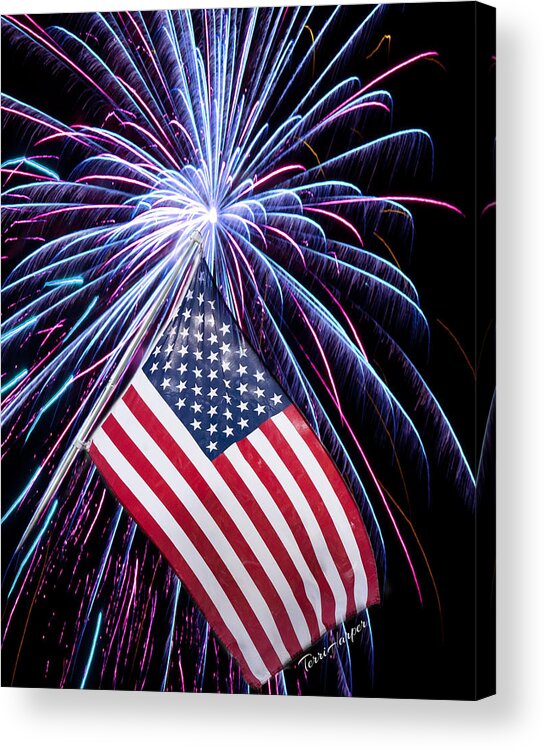Independence Day Acrylic Print featuring the photograph Celebration of Freedom by Terri Harper