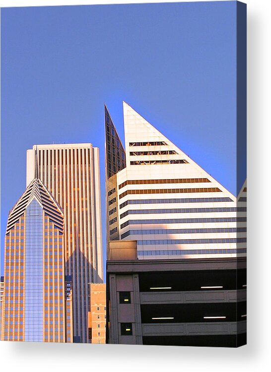 Chicago Acrylic Print featuring the photograph Chicago Angles by Michael Durst