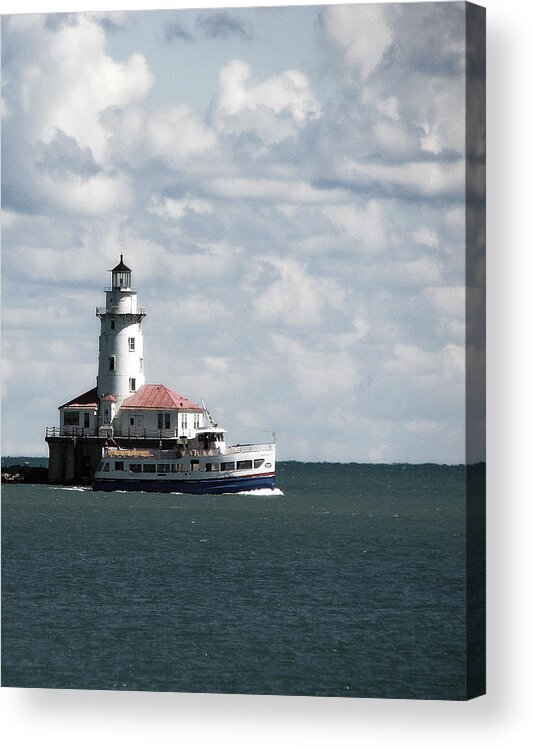 Chicago Acrylic Print featuring the photograph Chicago Lighthouse by Joanne Coyle