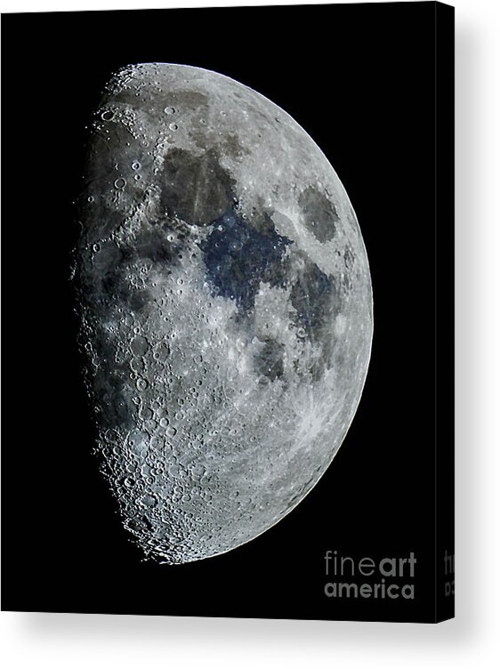 Moon Acrylic Print featuring the photograph Color Moon by Mark Jackson