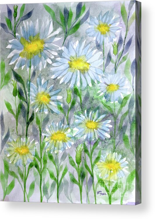  Acrylic Print featuring the painting Daisy Dreams by Barrie Stark