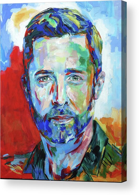 Dan Maag Acrylic Print featuring the painting Dan Maag by Koro Arandia