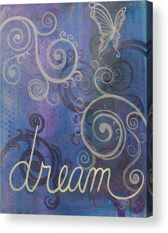 Dream Acrylic Print featuring the painting Dream by Emily Page