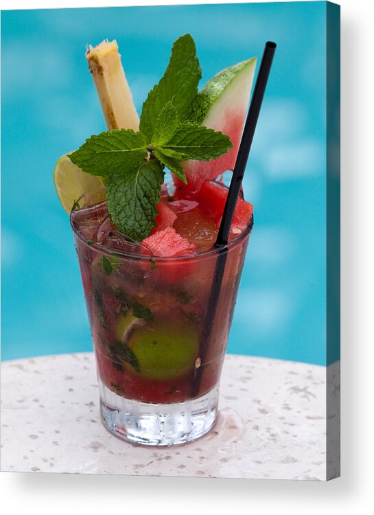 Food Acrylic Print featuring the photograph Drink 27 by Michael Fryd