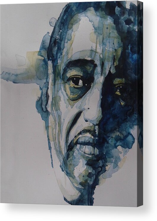 Duke Ellington Acrylic Print featuring the painting Duke Ellington by Paul Lovering