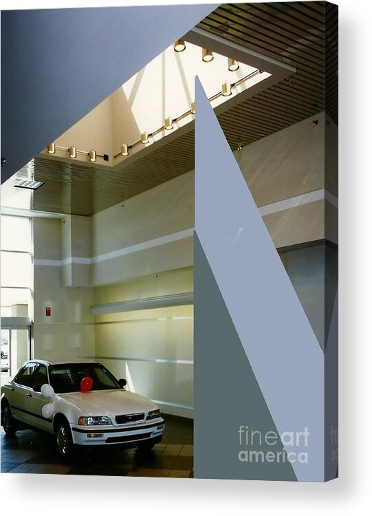 Architecture Acrylic Print featuring the photograph Ertley Automall5 by Andrew Drozdowicz
