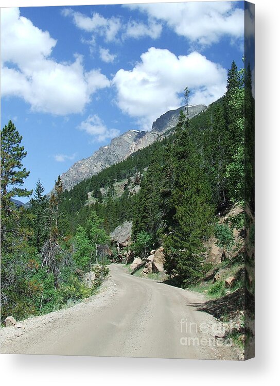Colorado Acrylic Print featuring the photograph Fall River Road by Rex E Ater