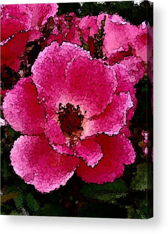 Digital Art Acrylic Print featuring the photograph Flower Painting Collection 19 by Belinda Cox