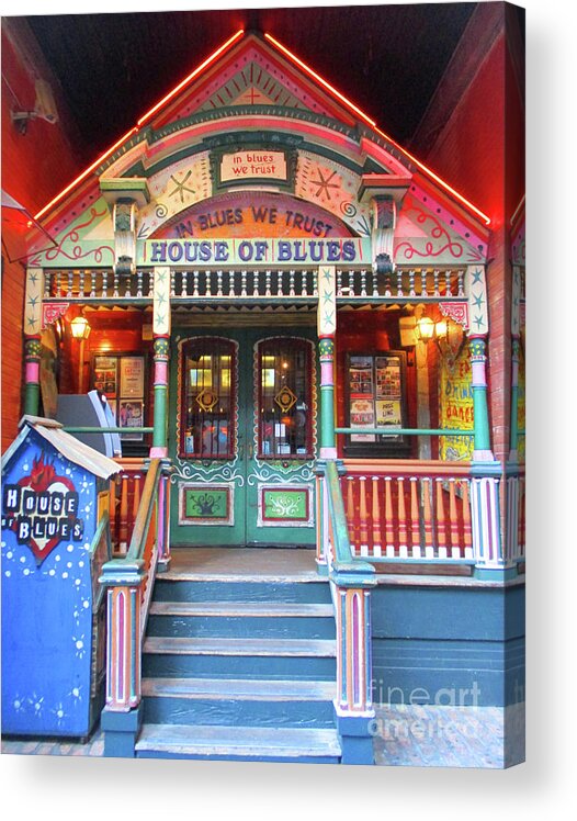 French Quarter Acrylic Print featuring the photograph French Quarter 113 by Randall Weidner