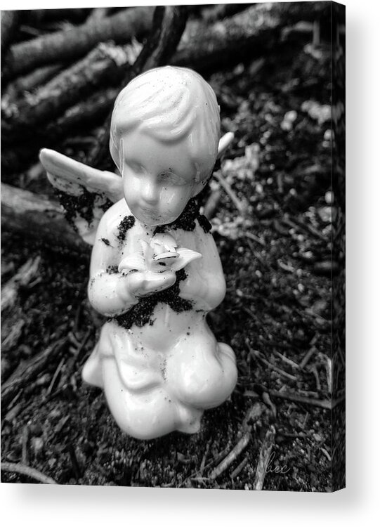 Angel Acrylic Print featuring the photograph From the ashes by Bruce Carpenter