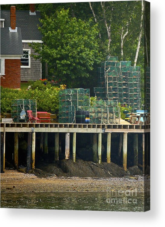 Lobster Acrylic Print featuring the photograph Getting Ready to Lobster by Faith Harron Boudreau