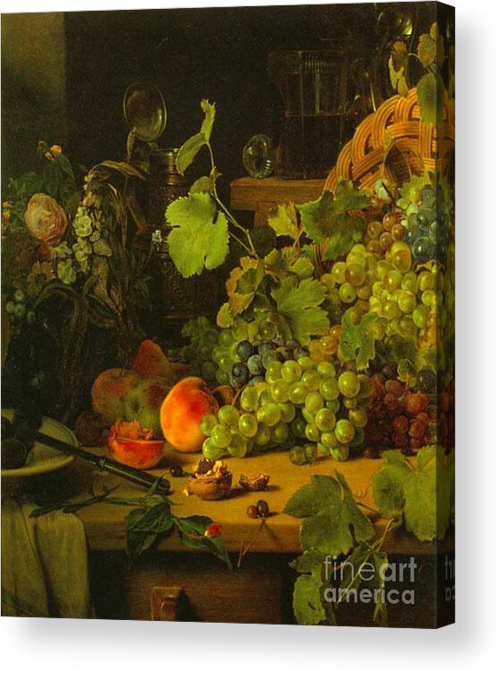 Grape Harvest 1843 Acrylic Print featuring the photograph Grape Harvest 1843 by Padre Art