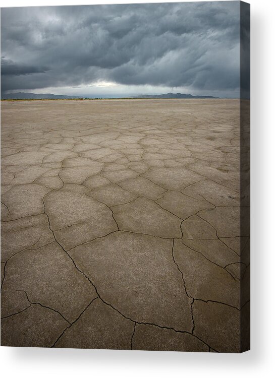 Great Salt Lake Acrylic Print featuring the photograph Great Salt Lake 1 by Matt Hammerstein