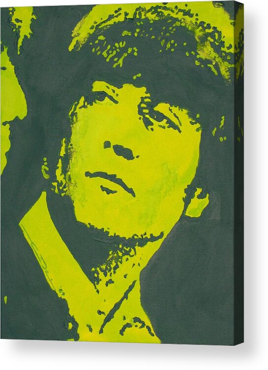 John Lennon Acrylic Print featuring the painting John Lennon IV by Eric Dee