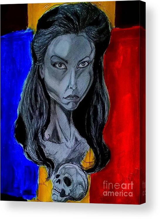 Painting Acrylic Print featuring the painting Juliet by Mark Bradley