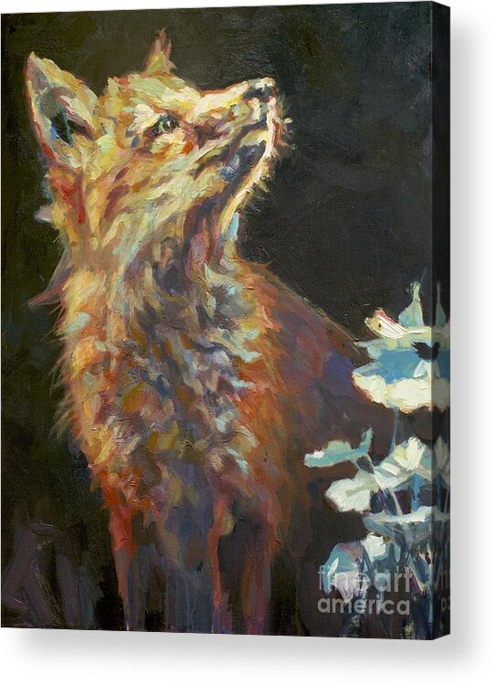 Kit Acrylic Print featuring the painting Kit by Patricia A Griffin