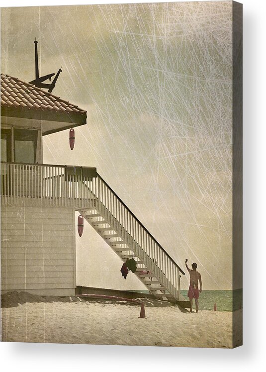 Lifeguard Acrylic Print featuring the photograph Lifeguard Daze by Kevin Bergen